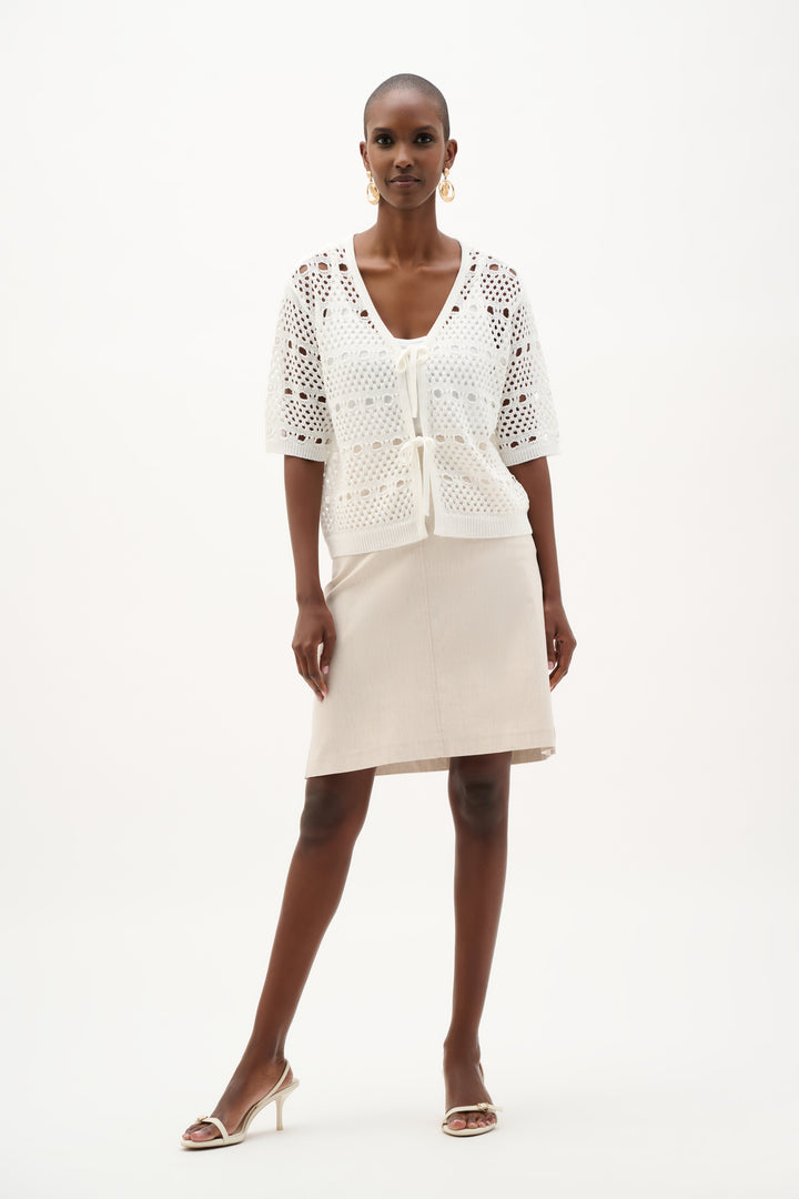 Melange Millennium A-Line Skirt With Pockets 262065