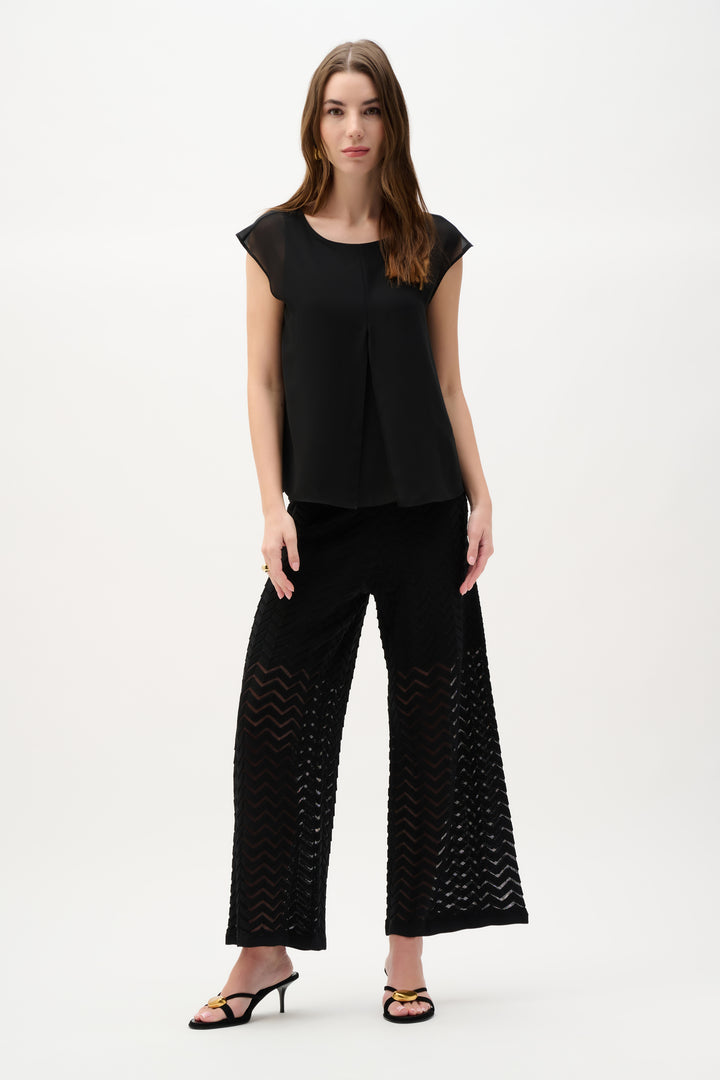 Chiffon And Georgette Trapeze Top 262068