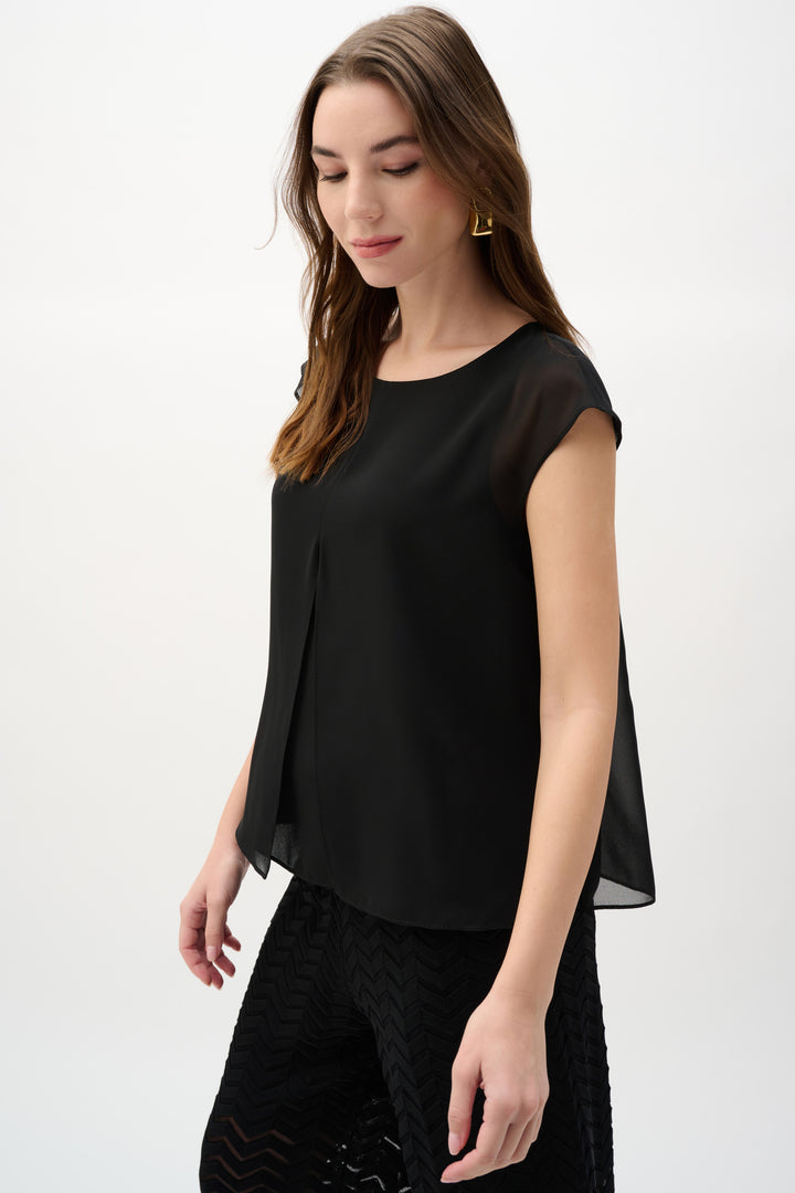 Chiffon And Georgette Trapeze Top 262068