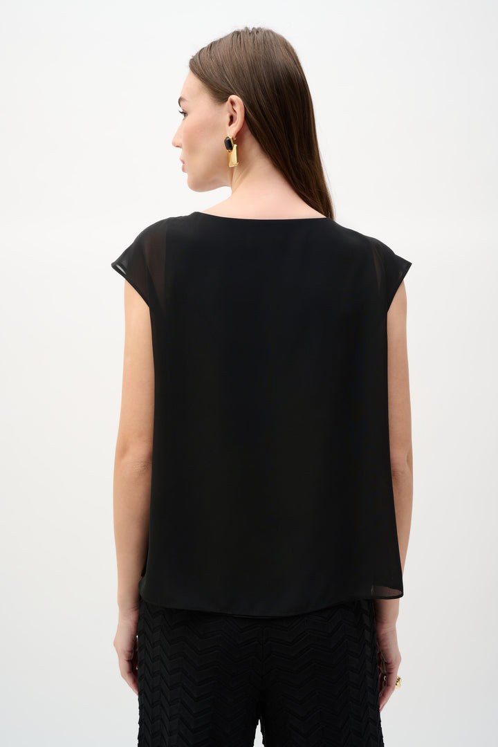 Chiffon And Georgette Trapeze Top 262068