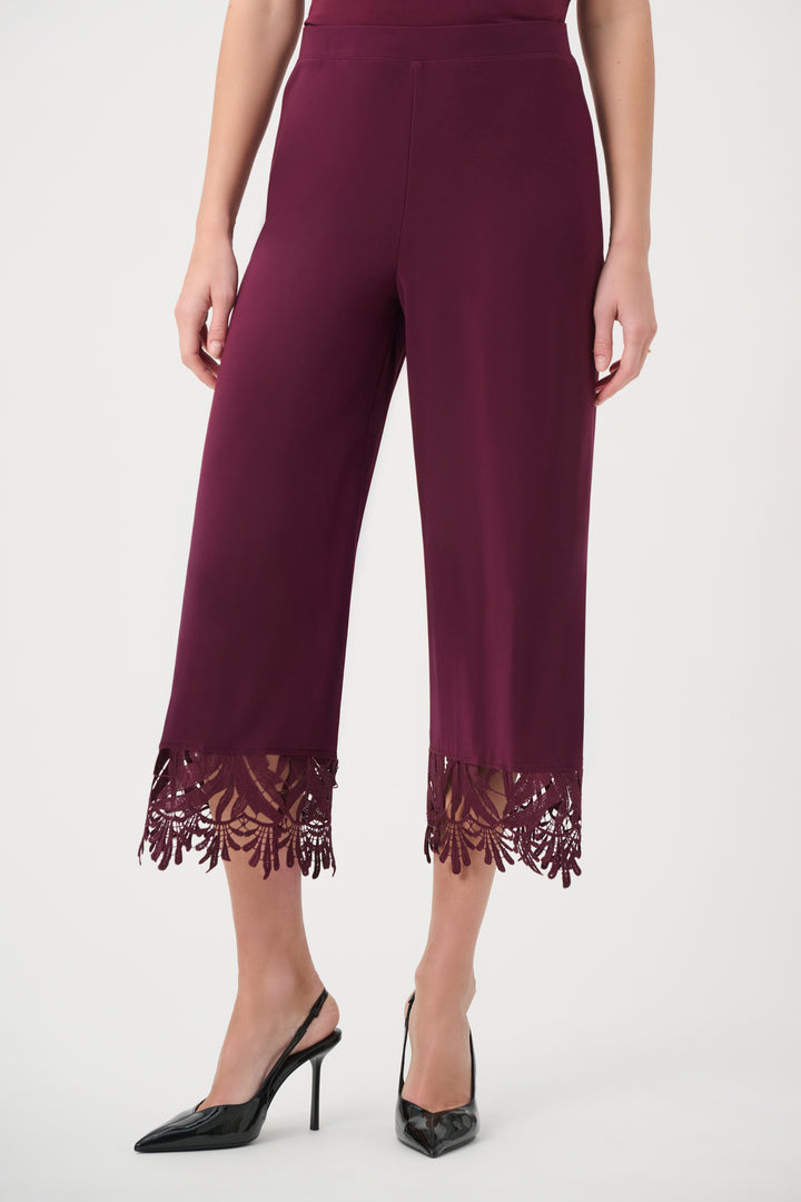 Lace Hem Culotte Pant 262095W26