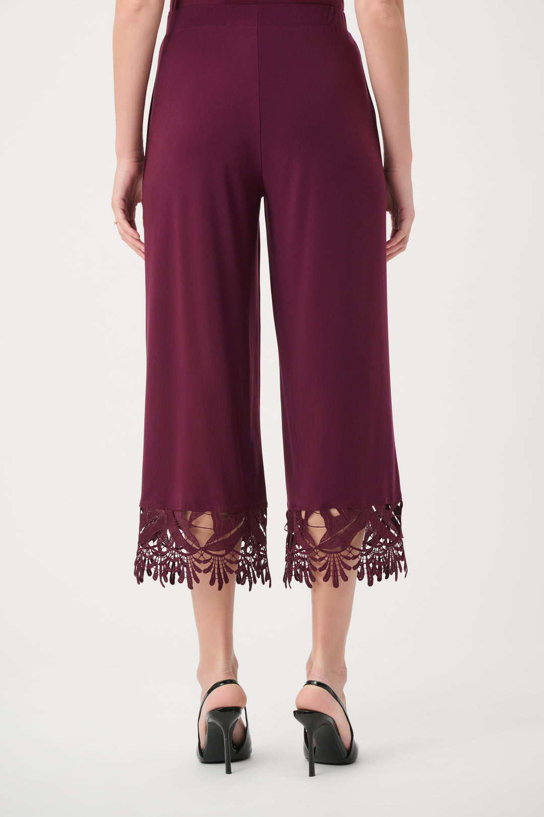 Lace Hem Culotte Pant 262095W26
