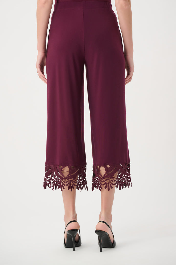 Lace Hem Culotte Pant 262095W26