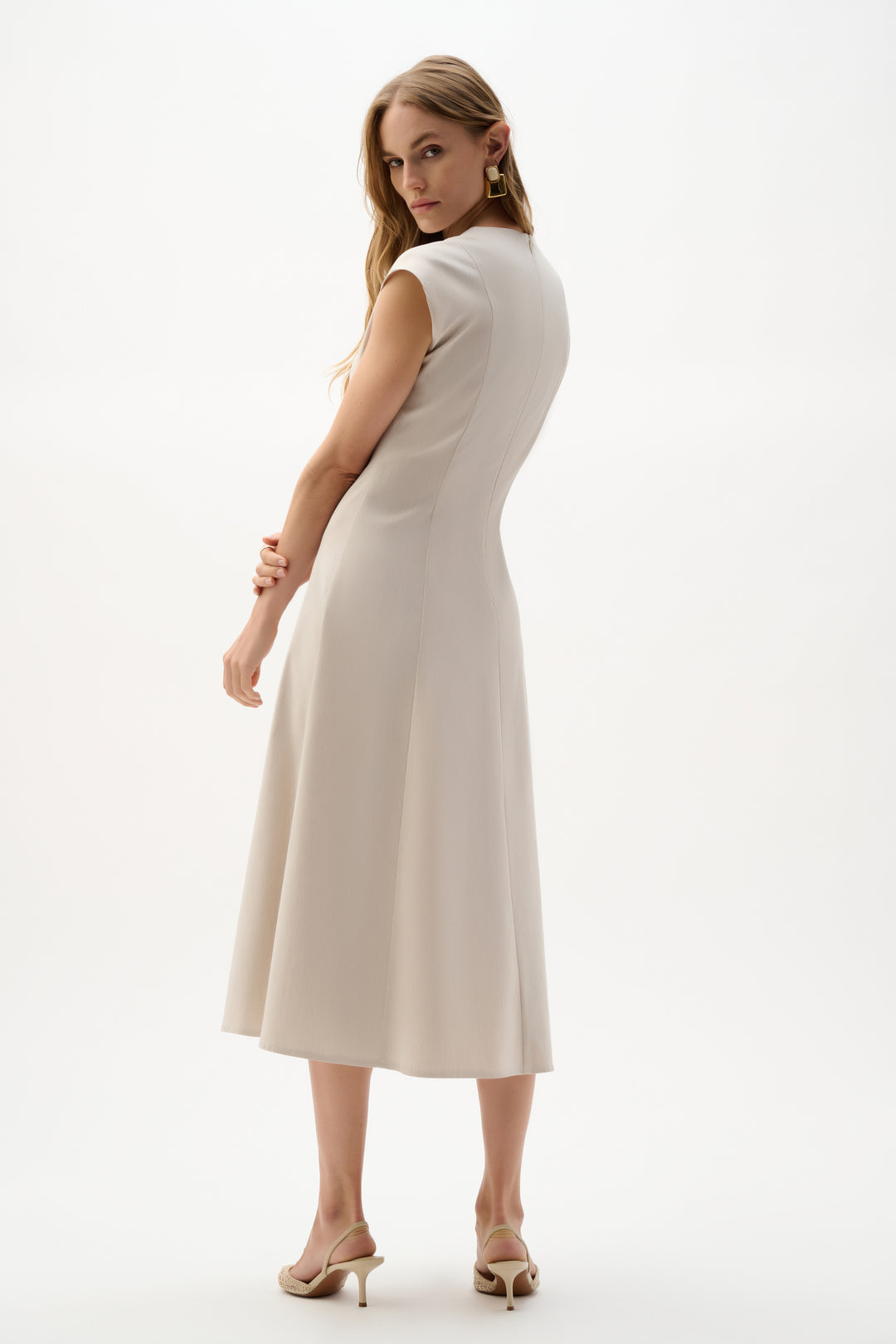 Melange Millennium Fit And Flare Dress 262129