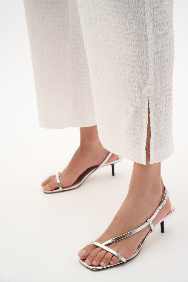 Textured Knit Pull-on Culotte Pants 262217