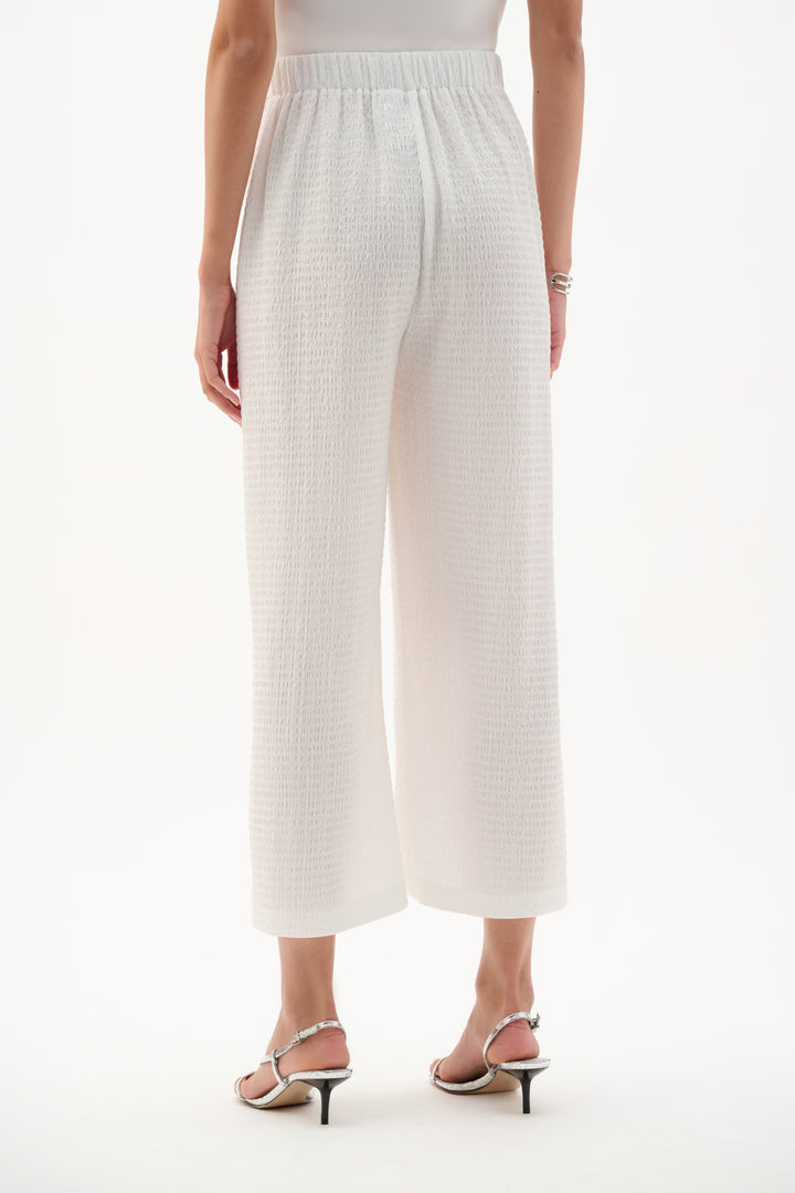 Textured Knit Pull-on Culotte Pants 262217