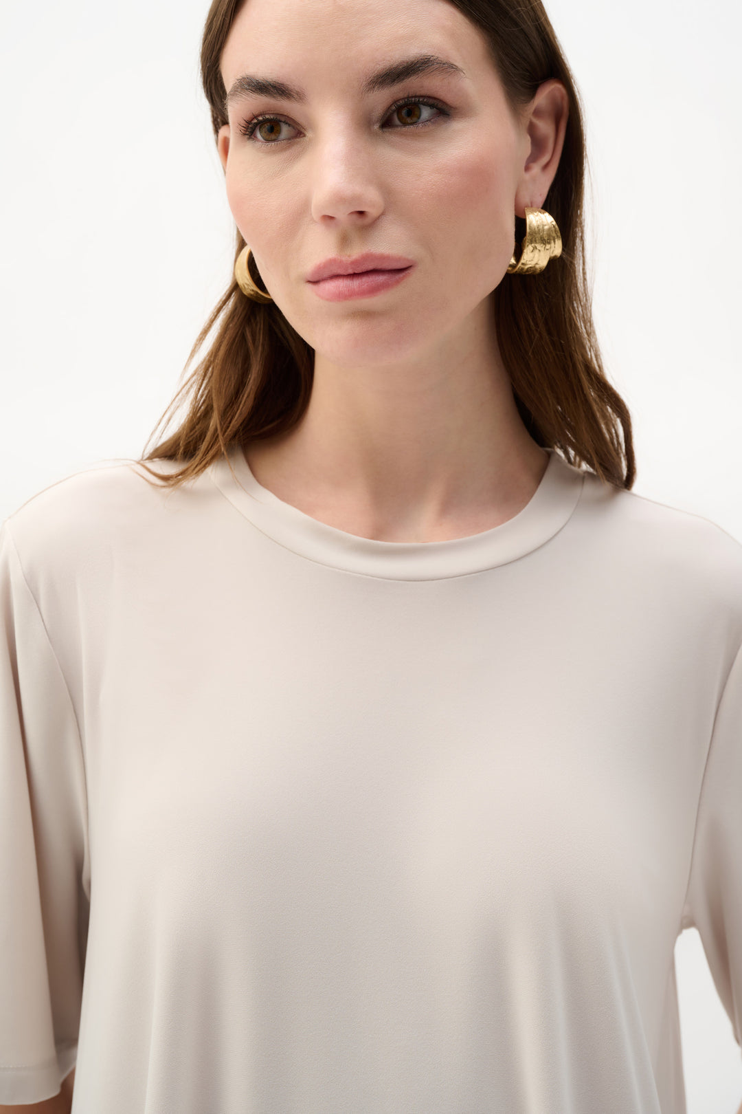 Silky Knit Trapeze Top 262219