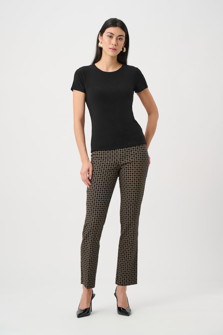 Silky Knit Fitted T-Shirt Style 262238F26
