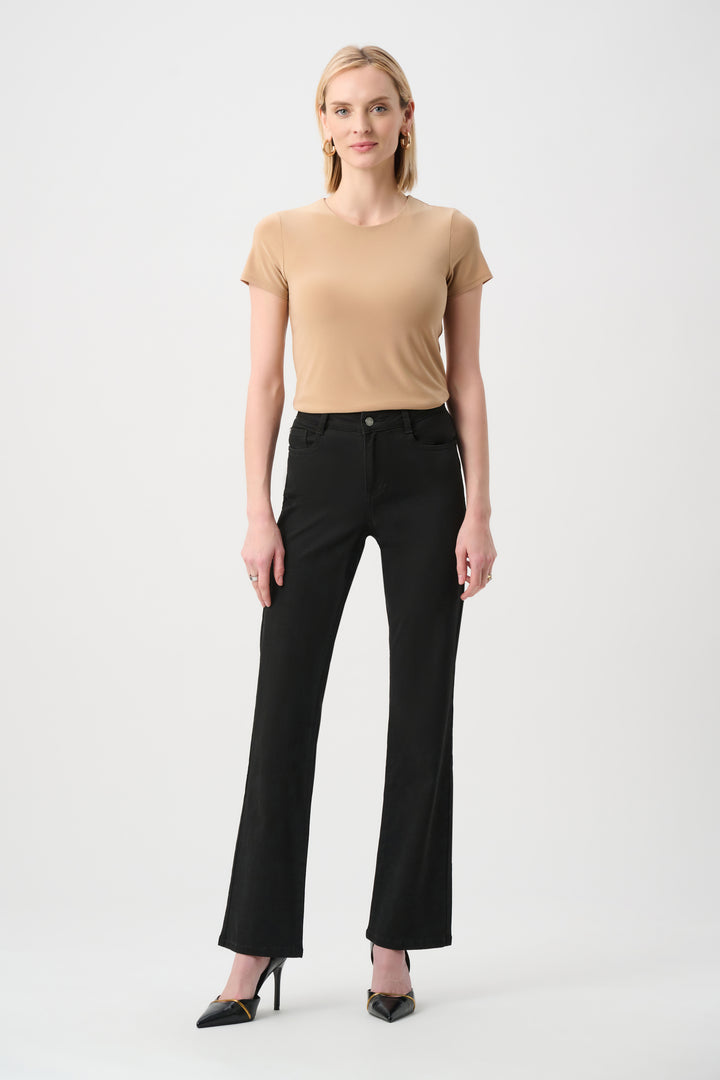 Silky Knit Fitted T-Shirt Style 262238F26