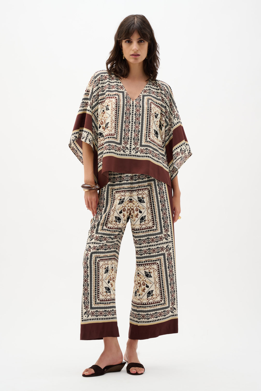 Georgette Printed Poncho Top 262260