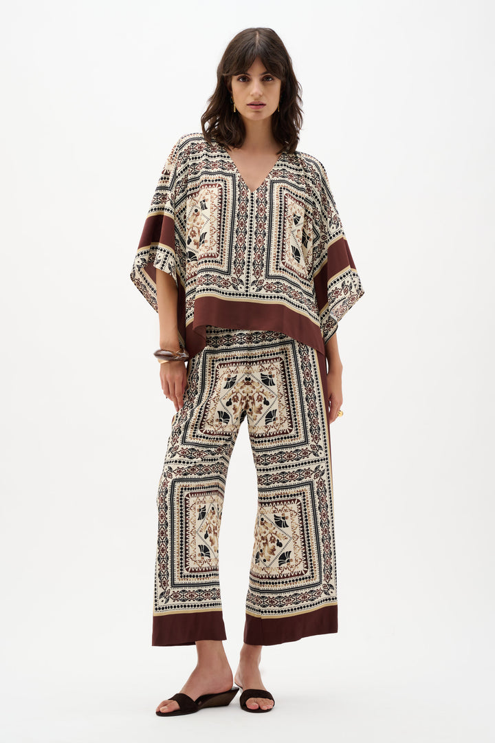 Georgette Printed Poncho Top 262260