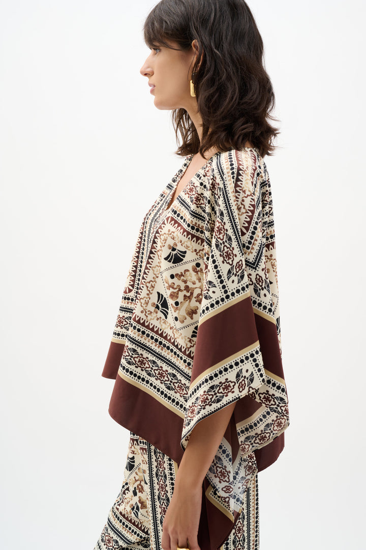 Georgette Printed Poncho Top 262260