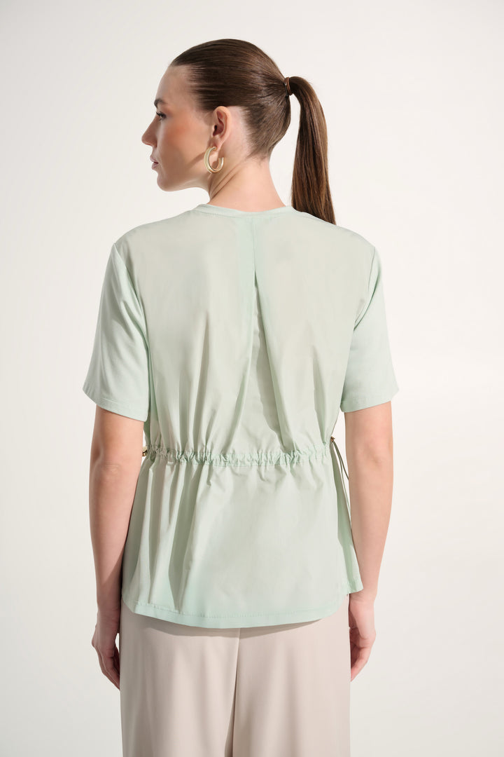 Jersey Memory Boxy Top With Adjustable Sides 262616