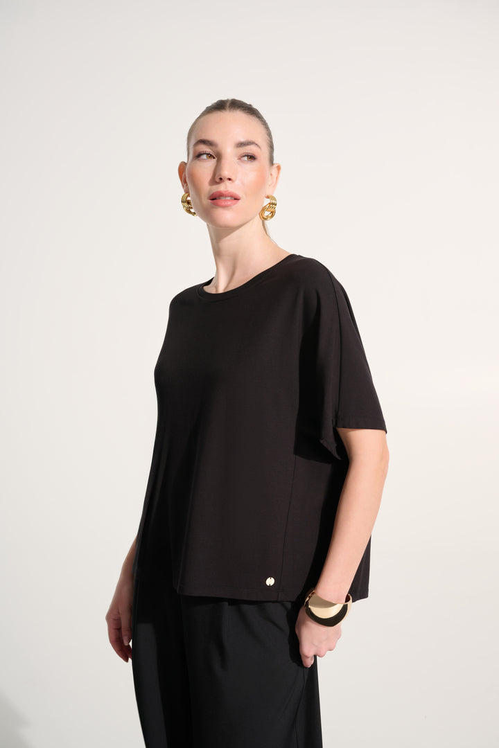 Jersey Boxy Top With Dolman Sleeves 262629