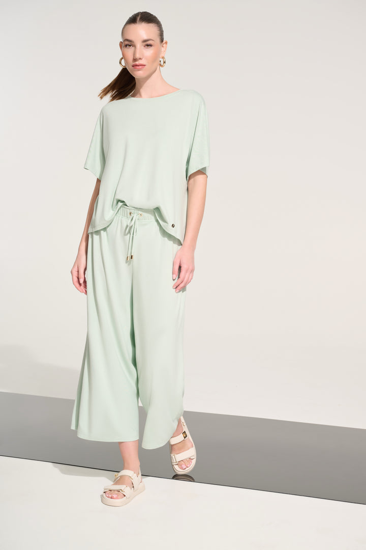 Jersey Boxy Top With Dolman Sleeves 262629