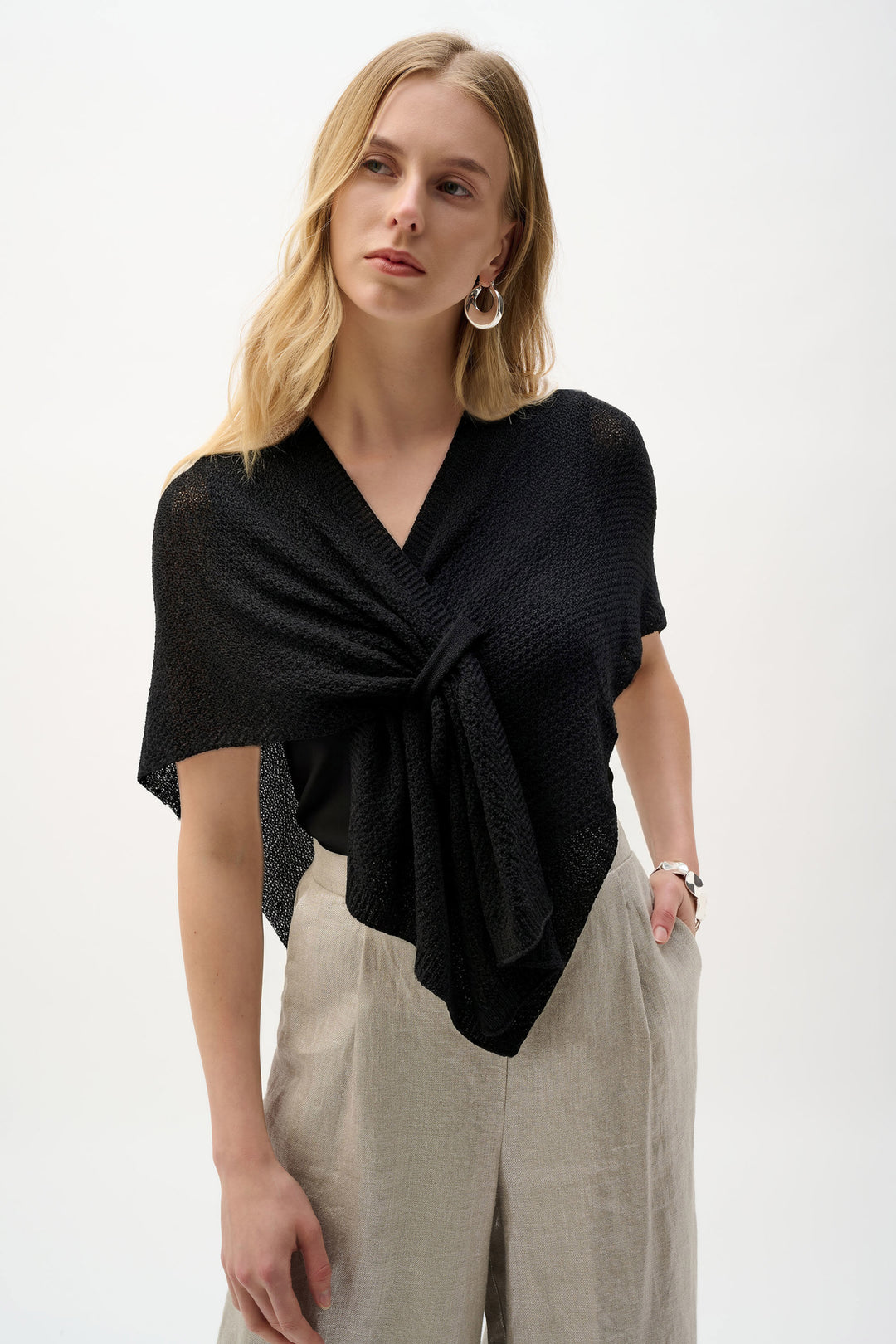 Soft Knit Draped Pull-Through Cover-Up 262965