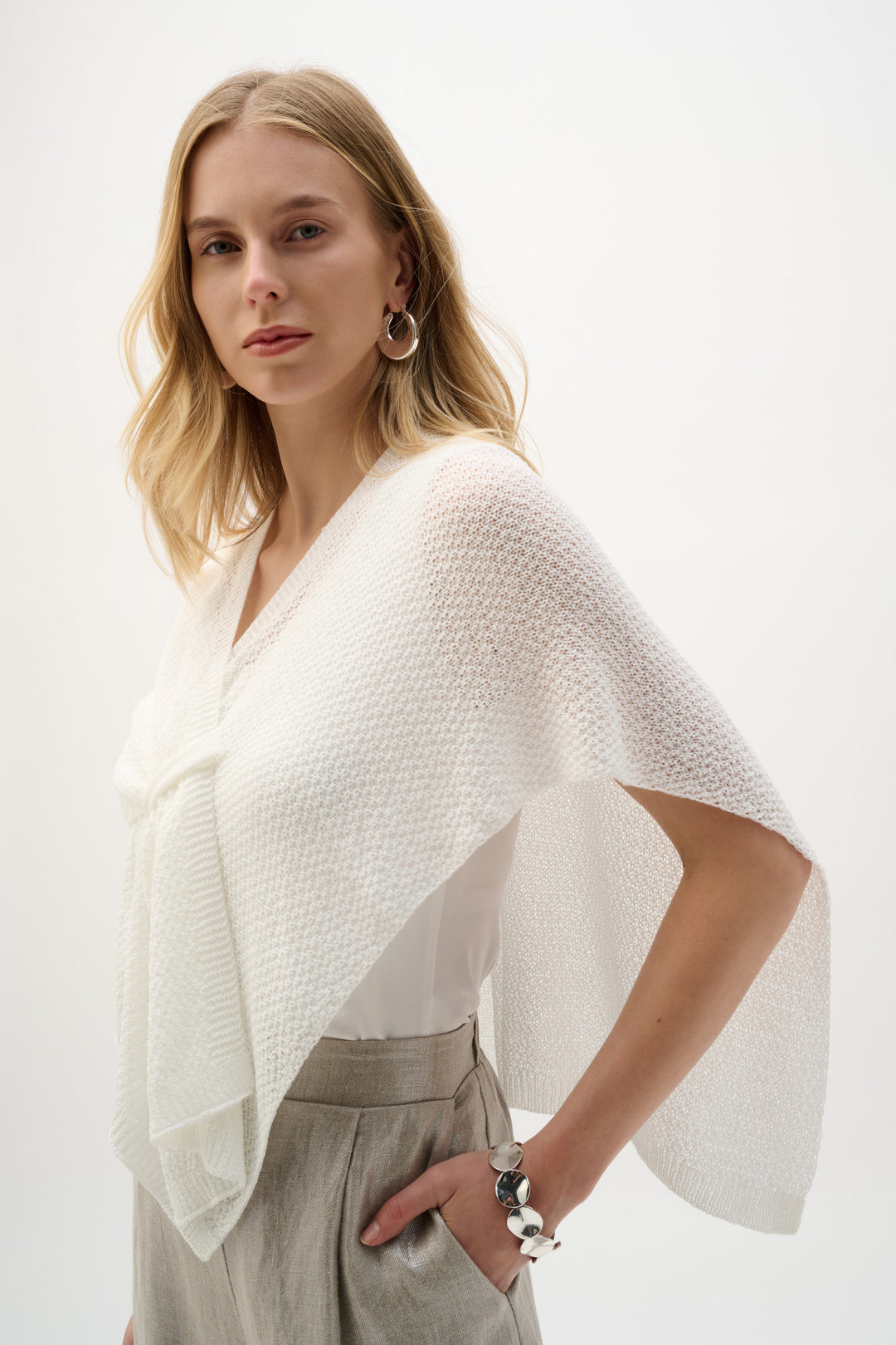 Soft Knit Draped Pull-Through Cover-Up 262965