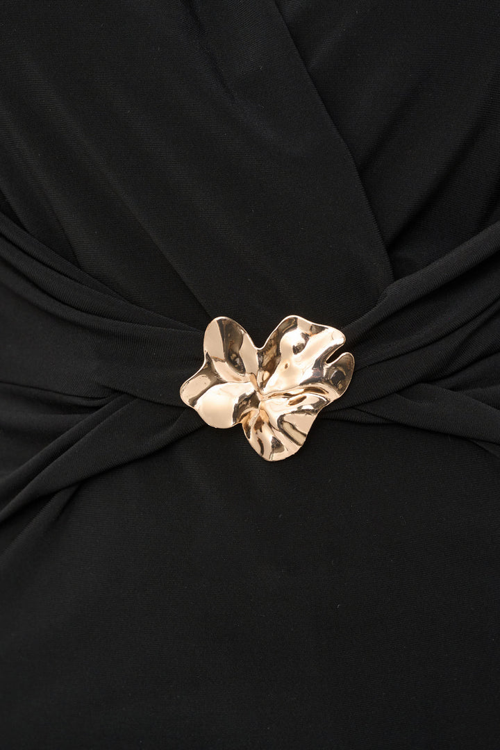 Silky Knit Twist Wrap Top Style 263004
