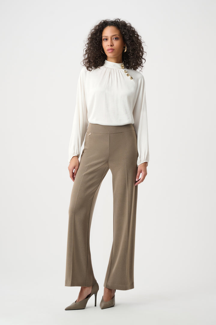 Recycled Satin Stand-Collar Top Style 263020