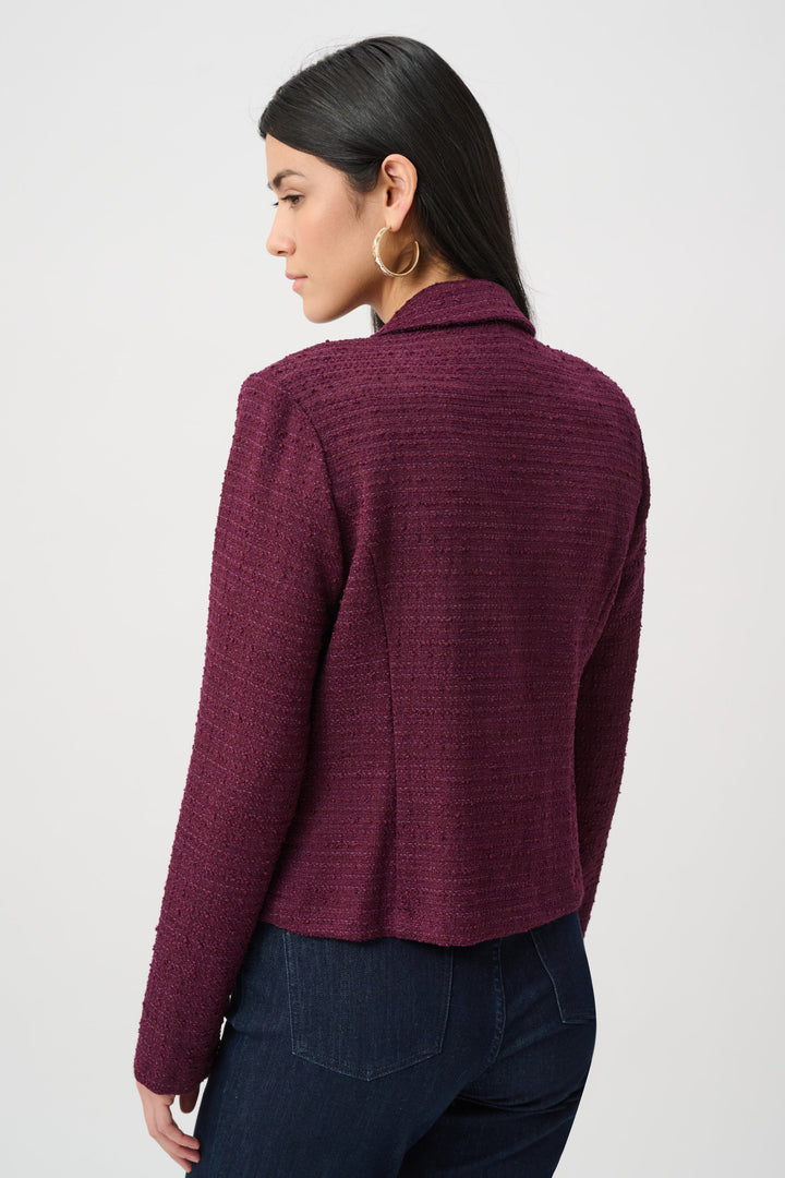 Boucle Notched Collar Blazer Style 263033