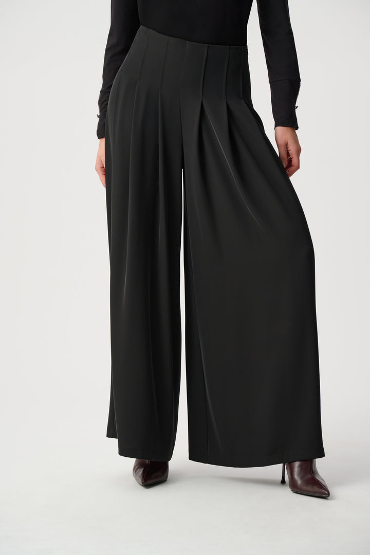 Woven Twill Wide-Leg Pants Style 263040