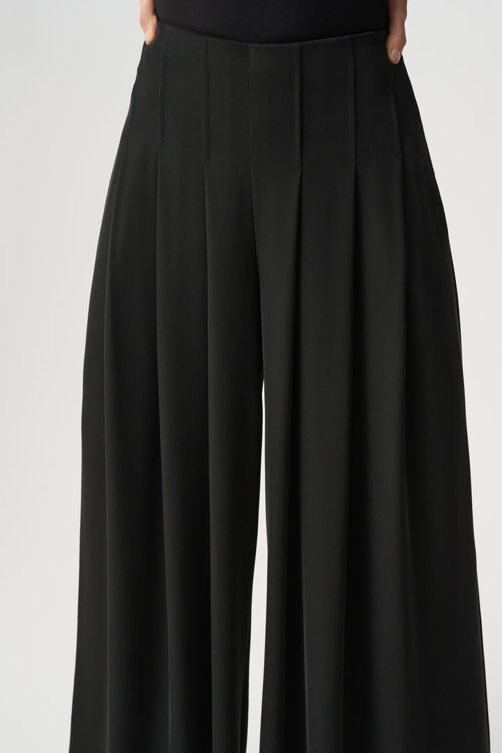 Woven Twill Wide-Leg Pants Style 263040
