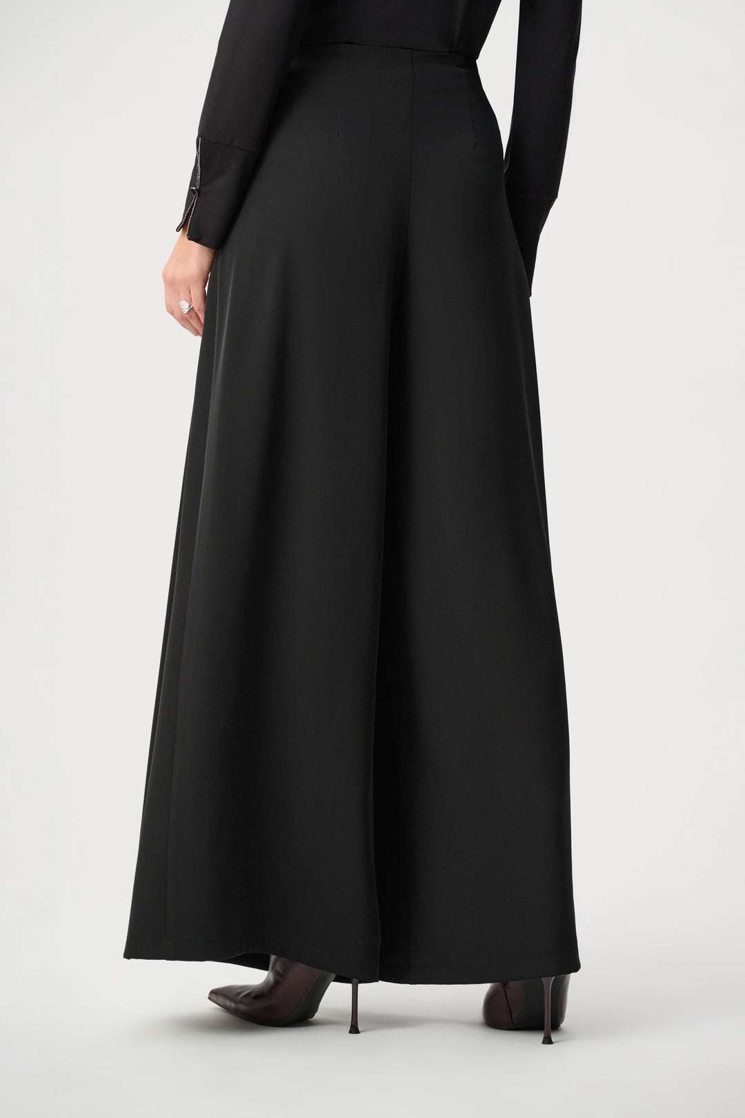 Woven Twill Wide-Leg Pants Style 263040