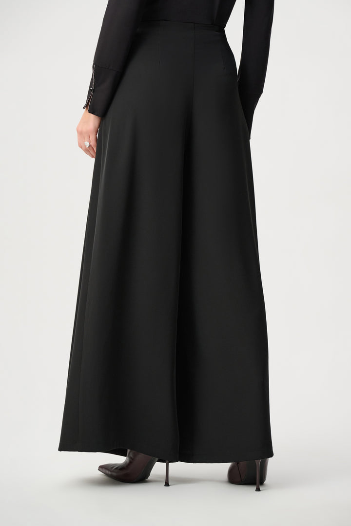 Woven Twill Wide-Leg Pants Style 263040