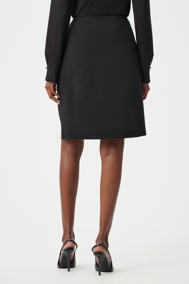 Heavy Knit Skirt with Quilted Pockets Style 263043