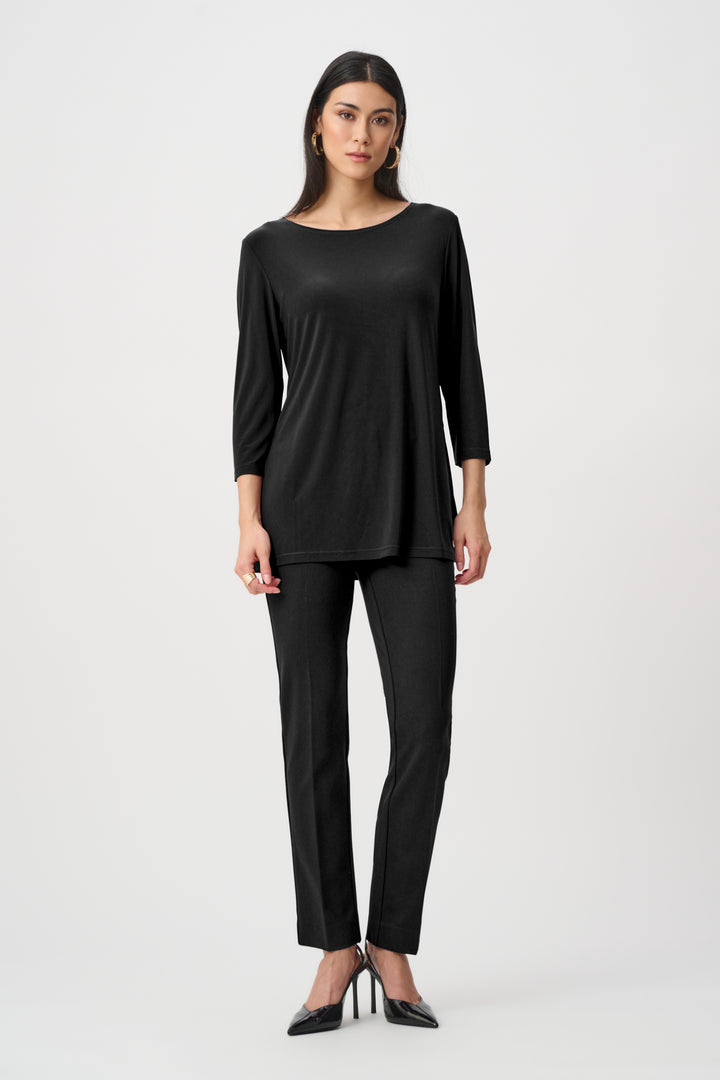 Heavy Knit Straight Pull-On Pants Style 263045