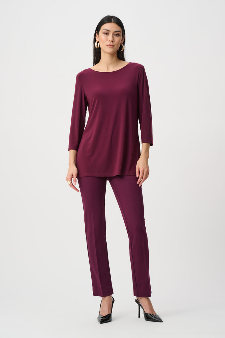 Heavy Knit Straight Pull-On Pants Style 263045