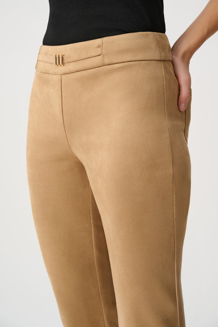 Scuba Suede Slim-Fit Pull-On Pants Style 263060