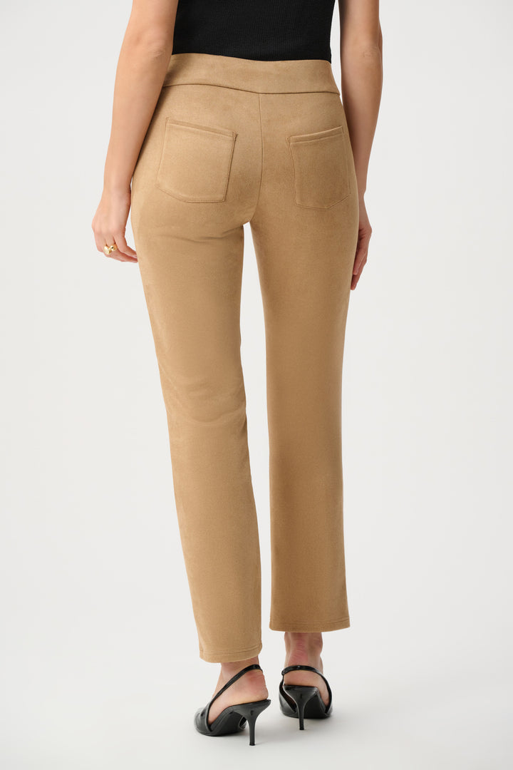 Scuba Suede Slim-Fit Pull-On Pants Style 263060