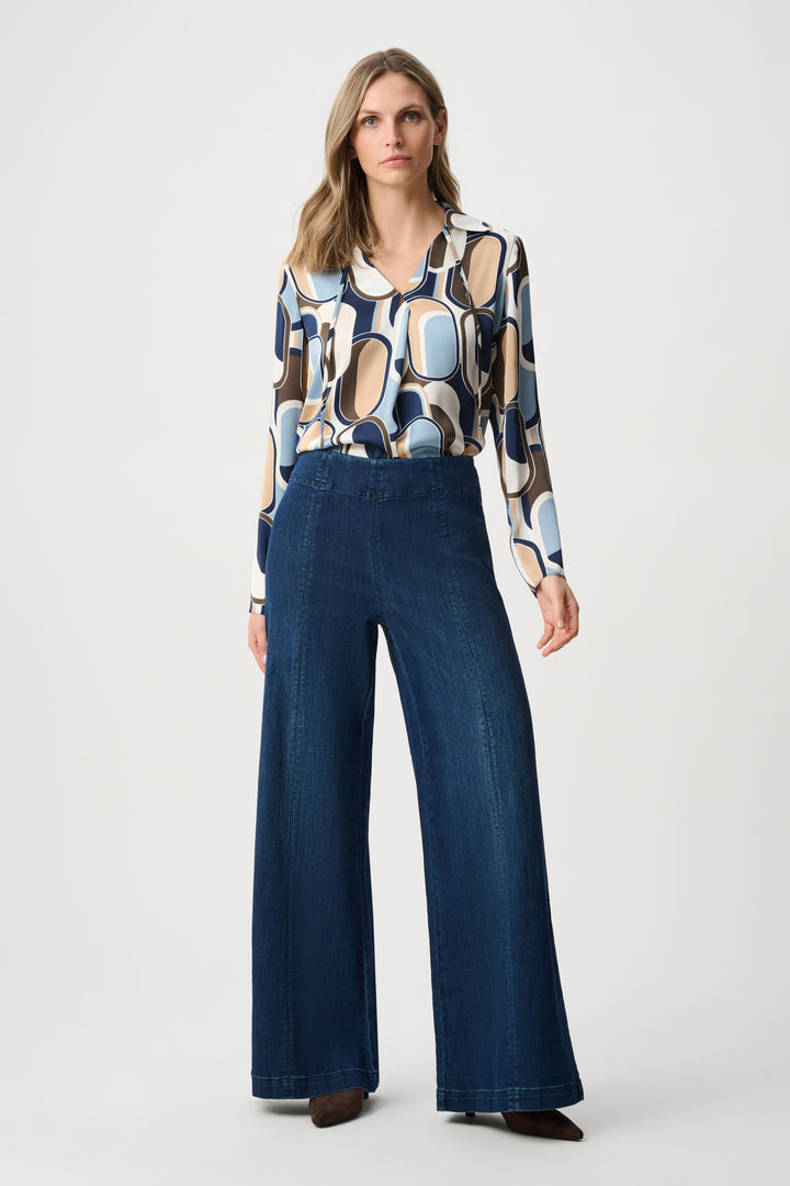 Recycled Satin Geometric Top Style 263071