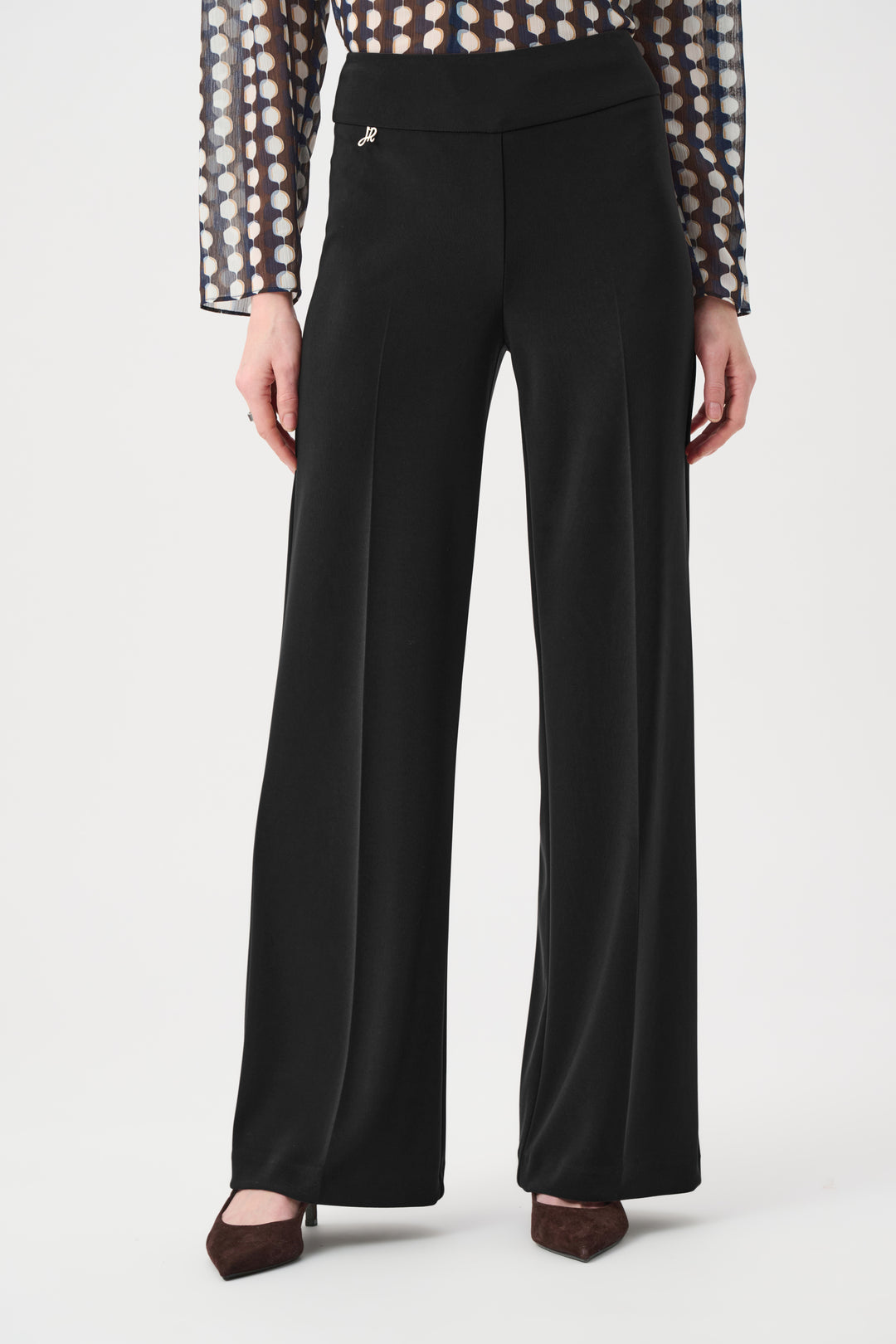 Silky Knit Wide-Leg Pull-On Pants Style 263074