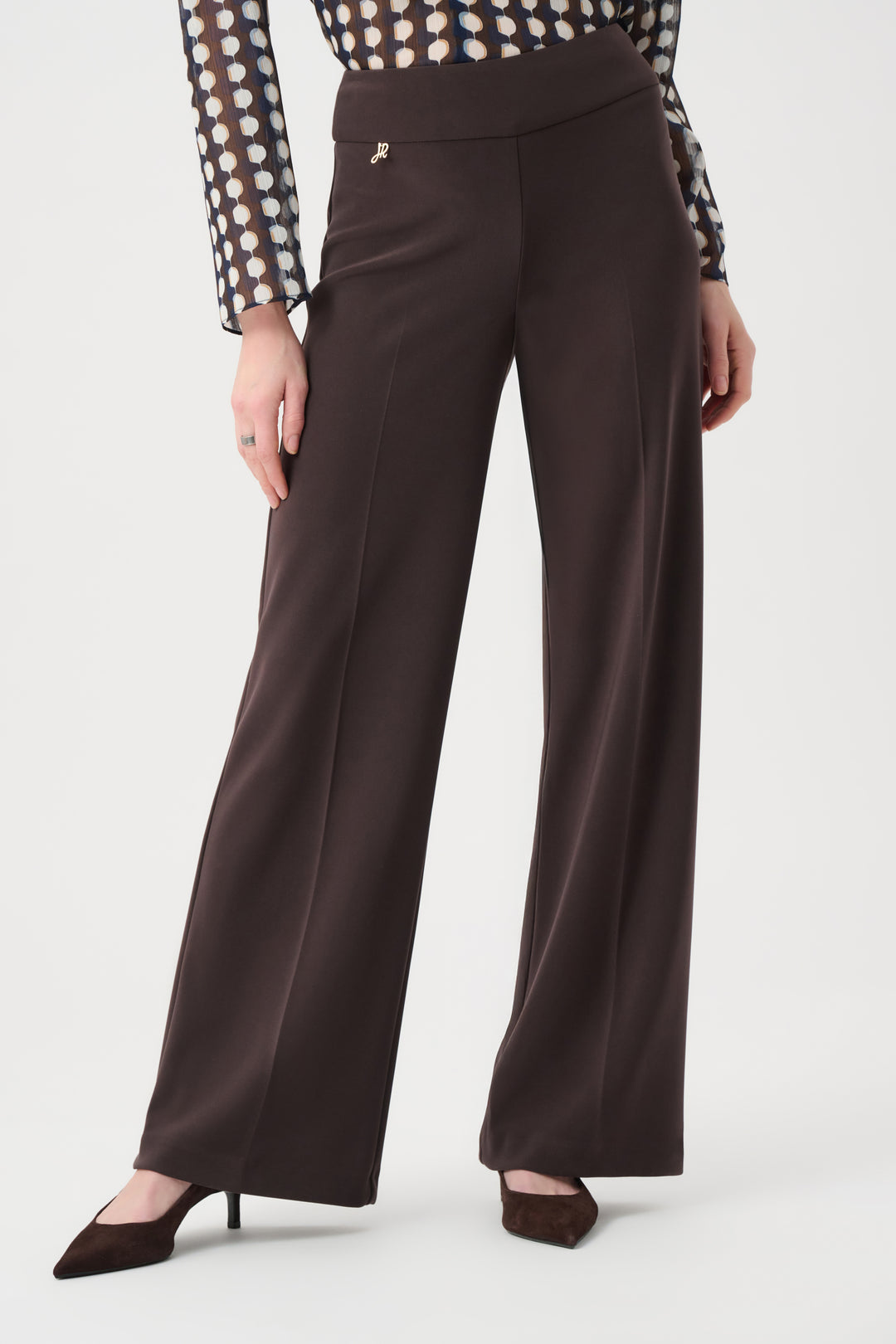 Silky Knit Wide-Leg Pull-On Pants Style 263074