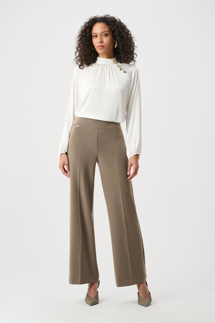 Silky Knit Wide-Leg Pull-On Pants Style 263074