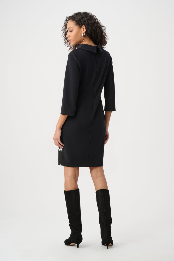 Jacquard Geometric Color Block Dress Style 263075