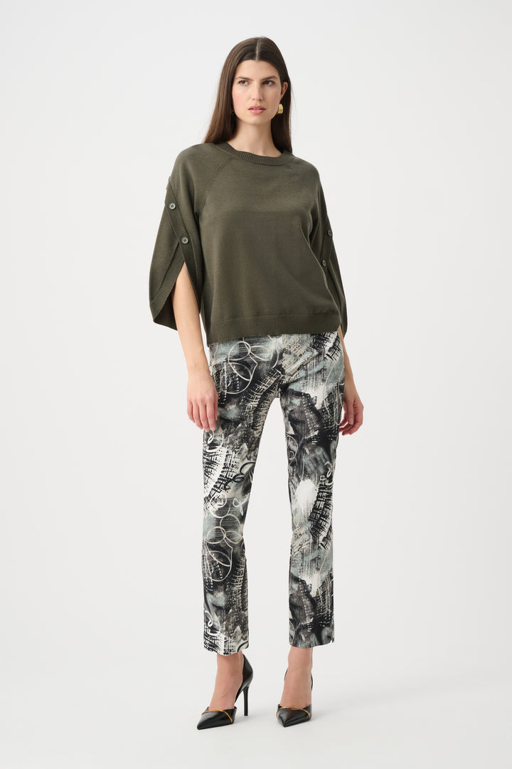 Millennium Abstract Print Pull-On Pants Style 263080