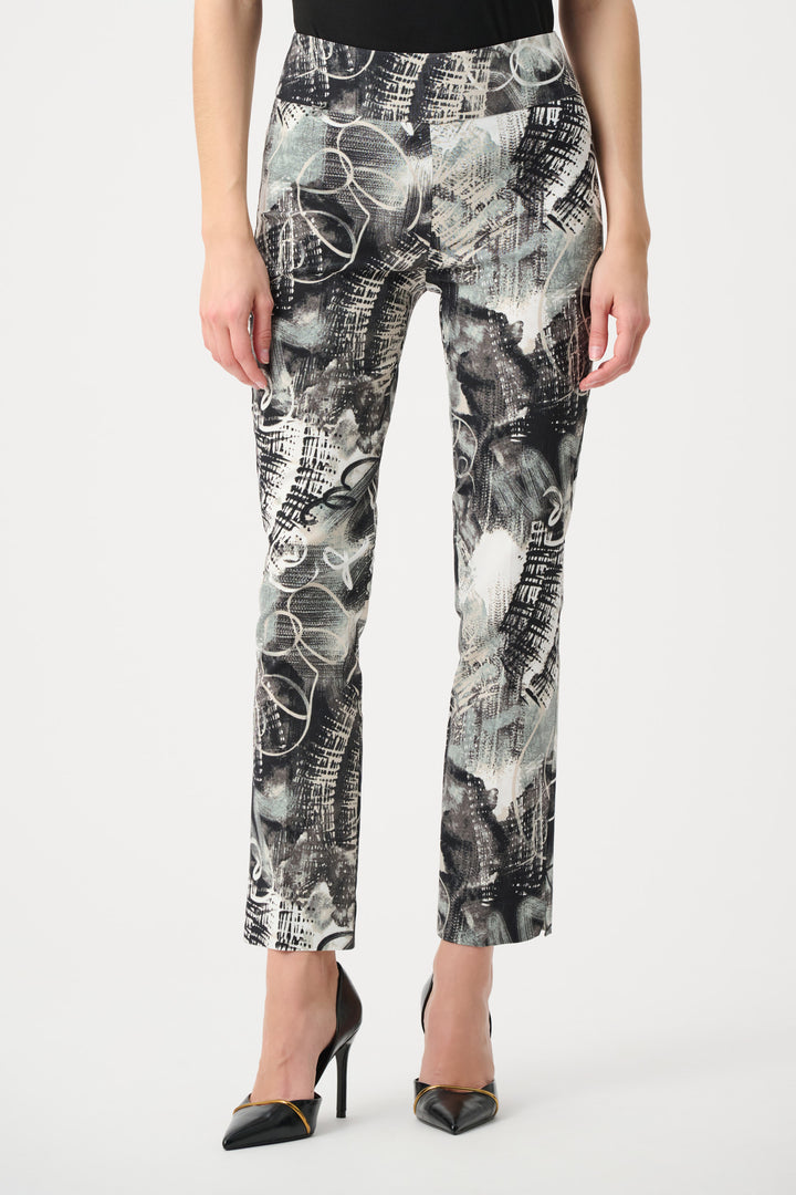 Millennium Abstract Print Pull-On Pants Style 263080