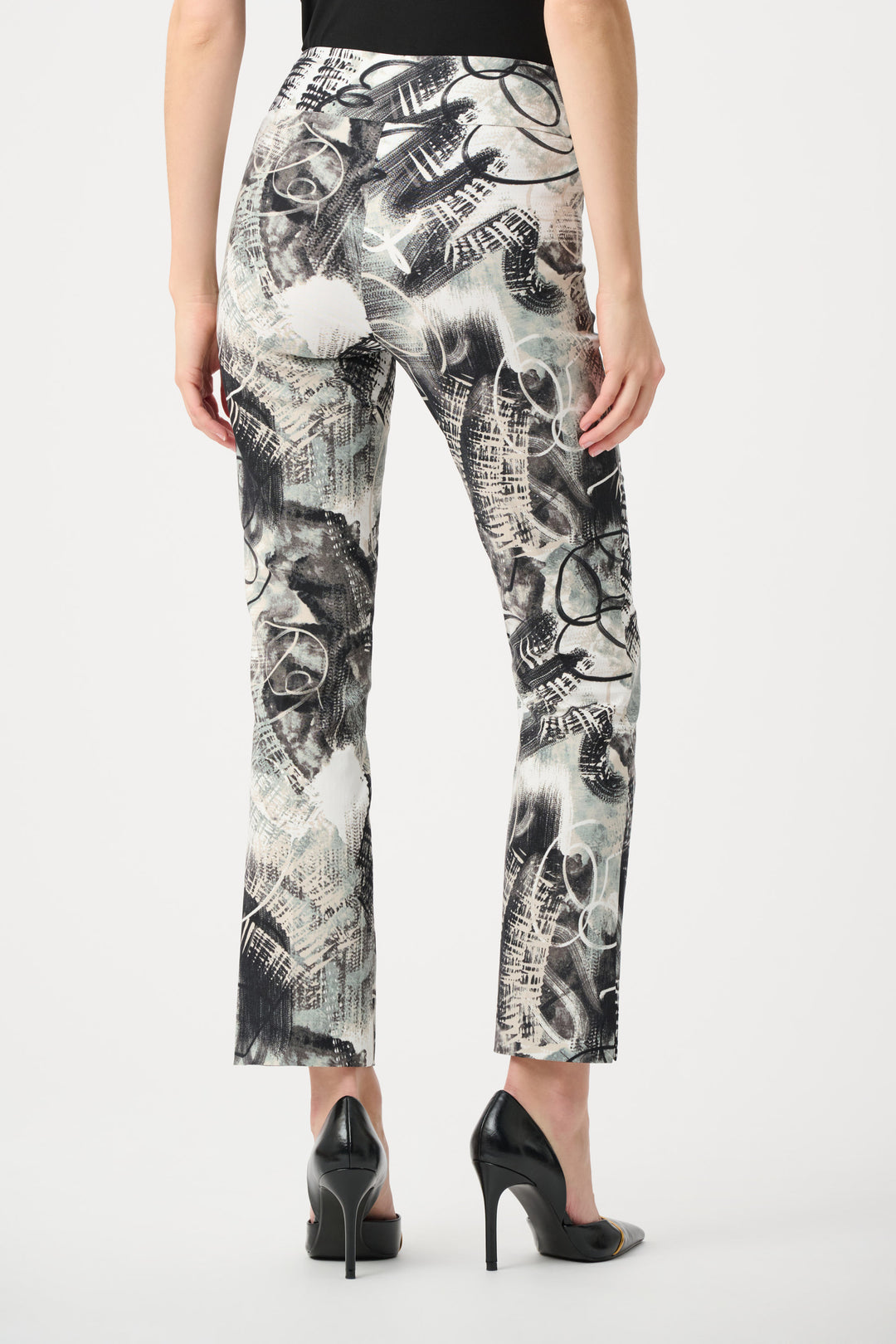 Millennium Abstract Print Pull-On Pants Style 263080