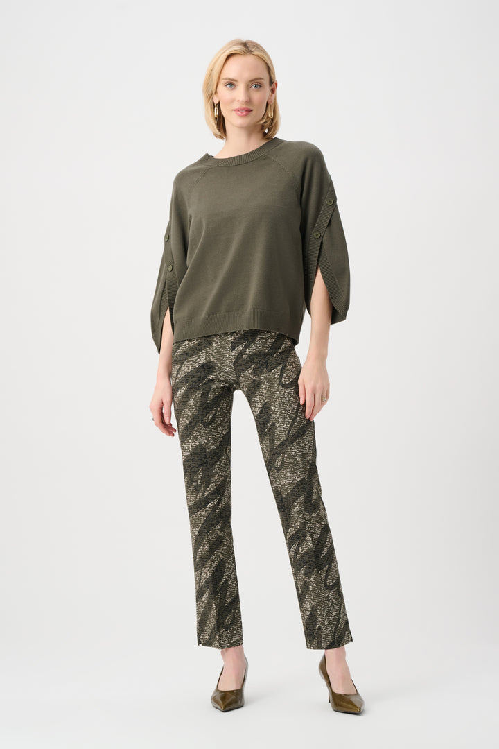 Millennium Abstract Print Pull-On Pants Style 263080