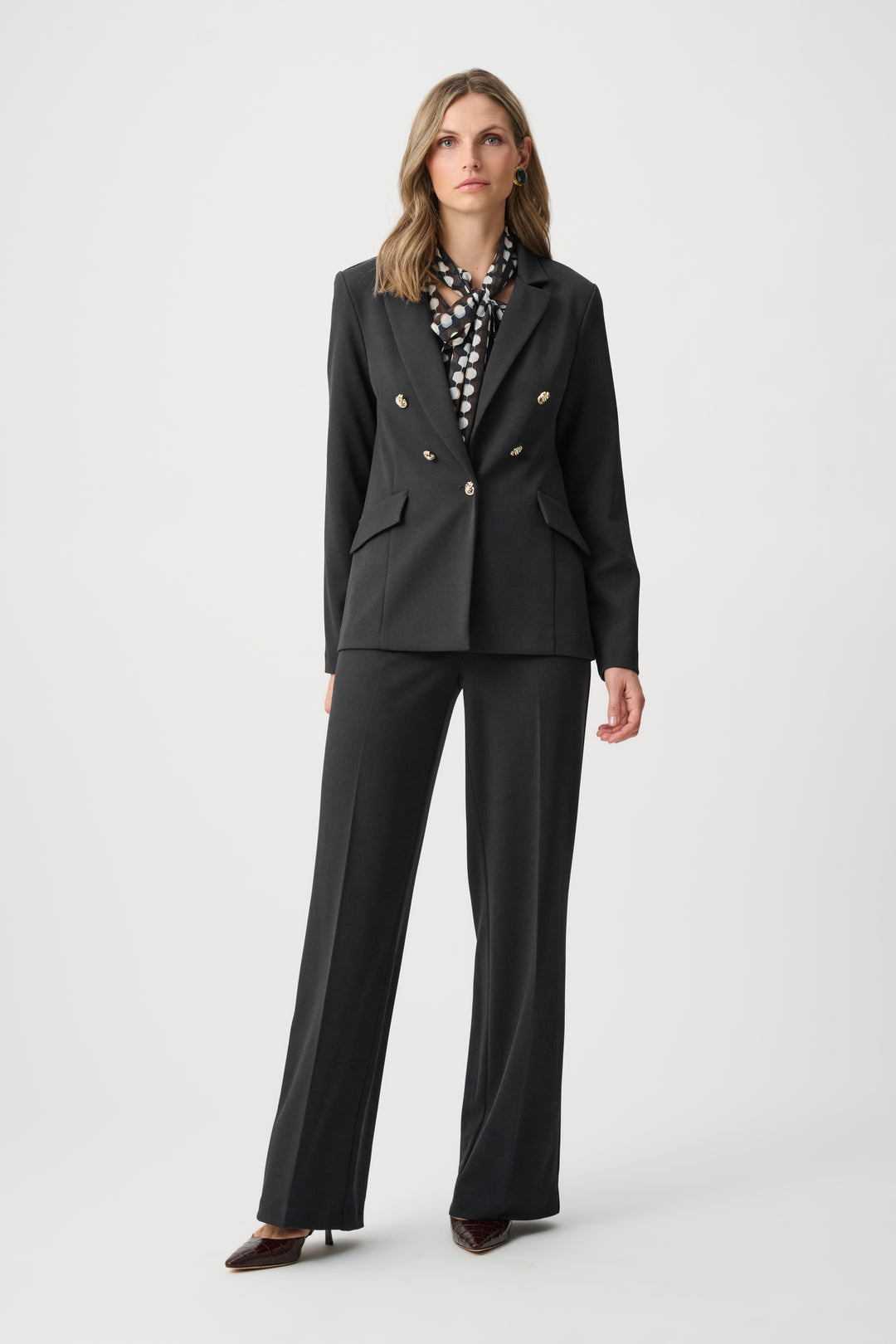 Scuba Crepe Fitted Blazer Style 263086