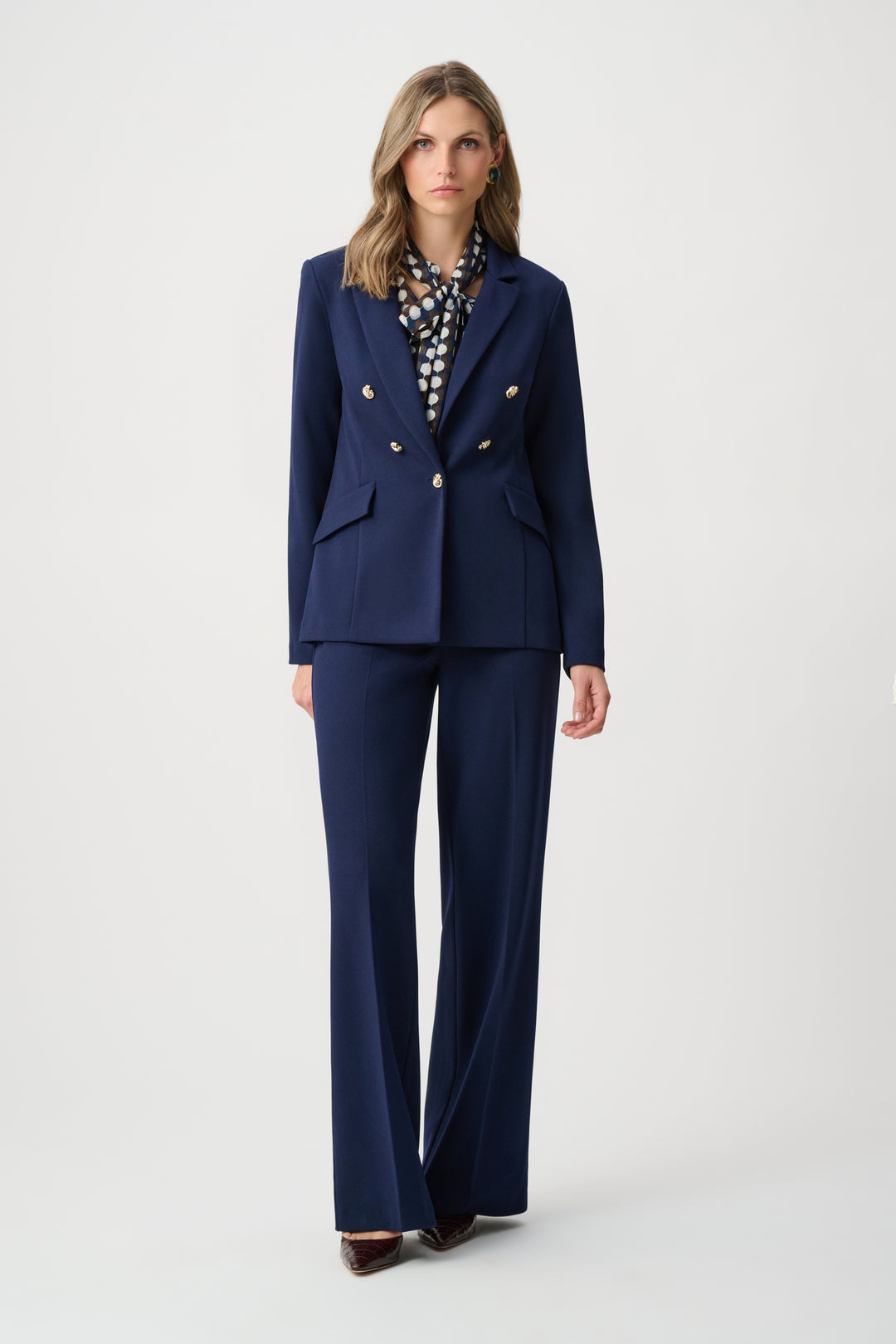 Scuba Crepe Fitted Blazer Style 263086