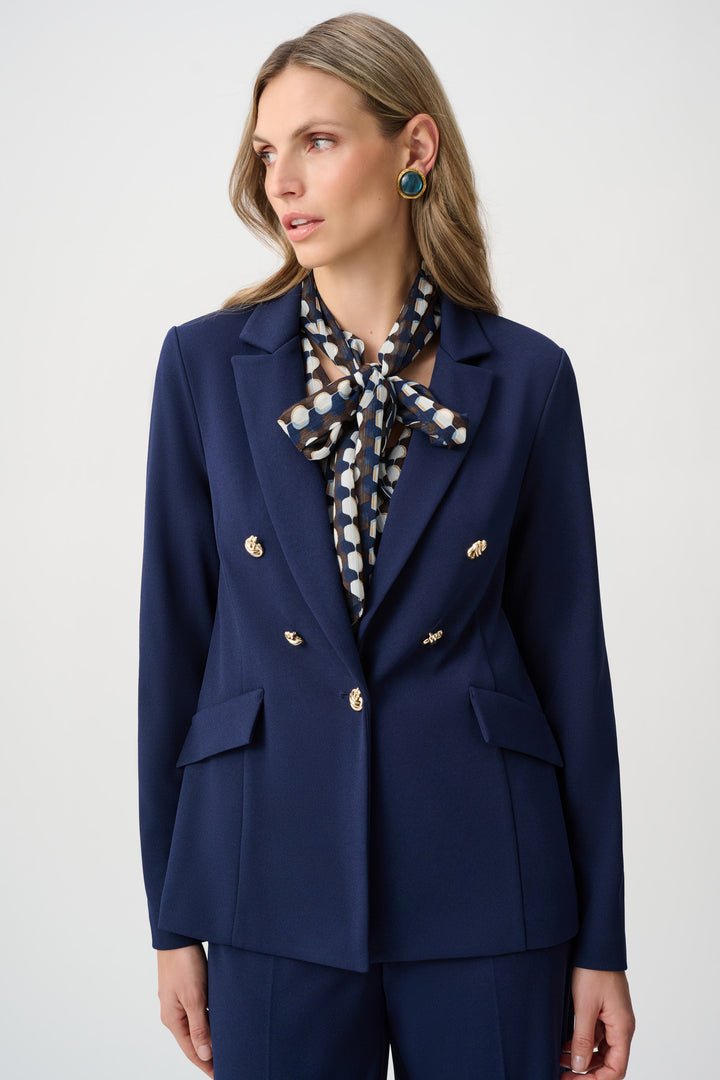 Scuba Crepe Fitted Blazer Style 263086