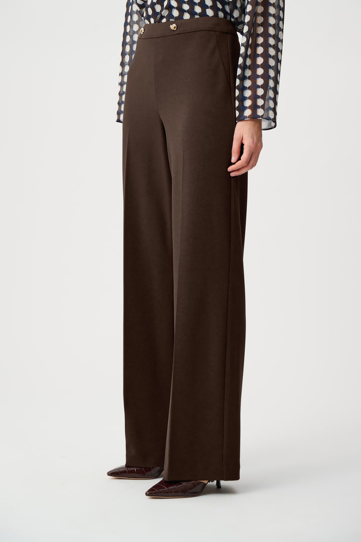 Scuba Crepe Wide Leg Pull-On Pants Style 263090