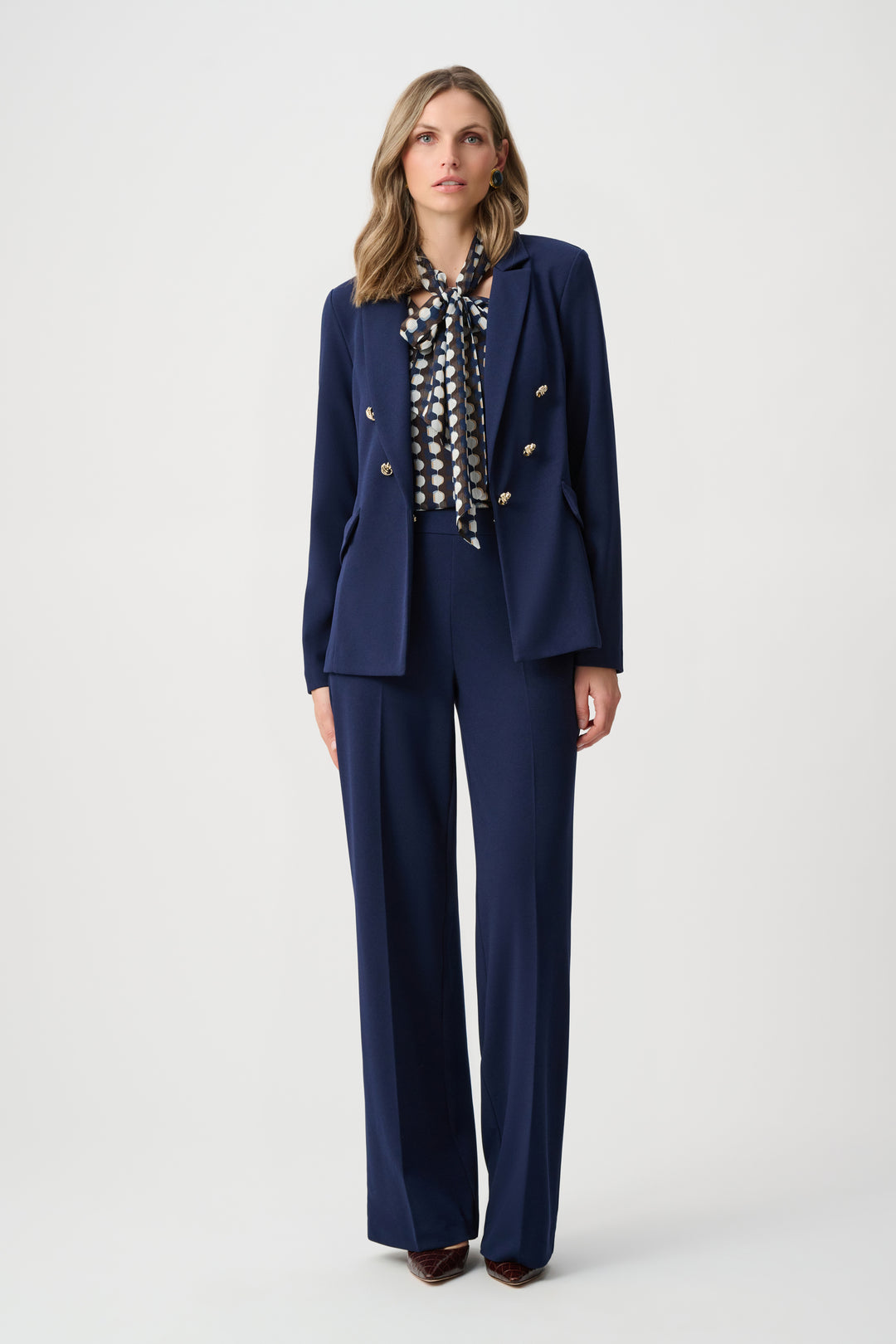 Scuba Crepe Wide Leg Pull-On Pants Style 263090