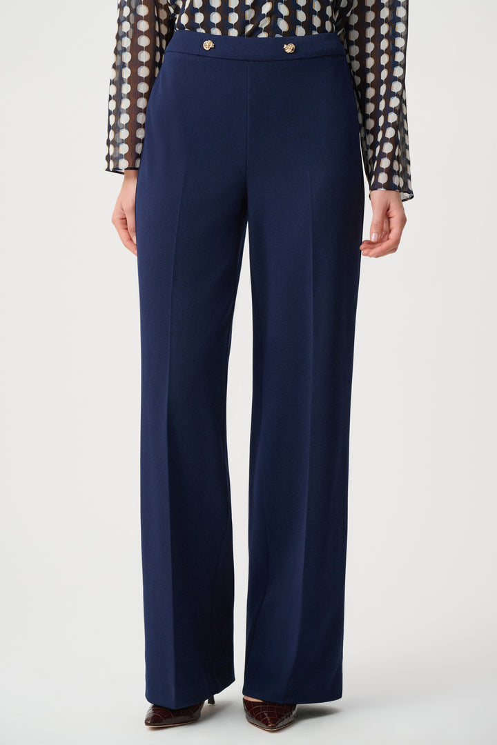 Scuba Crepe Wide Leg Pull-On Pants Style 263090