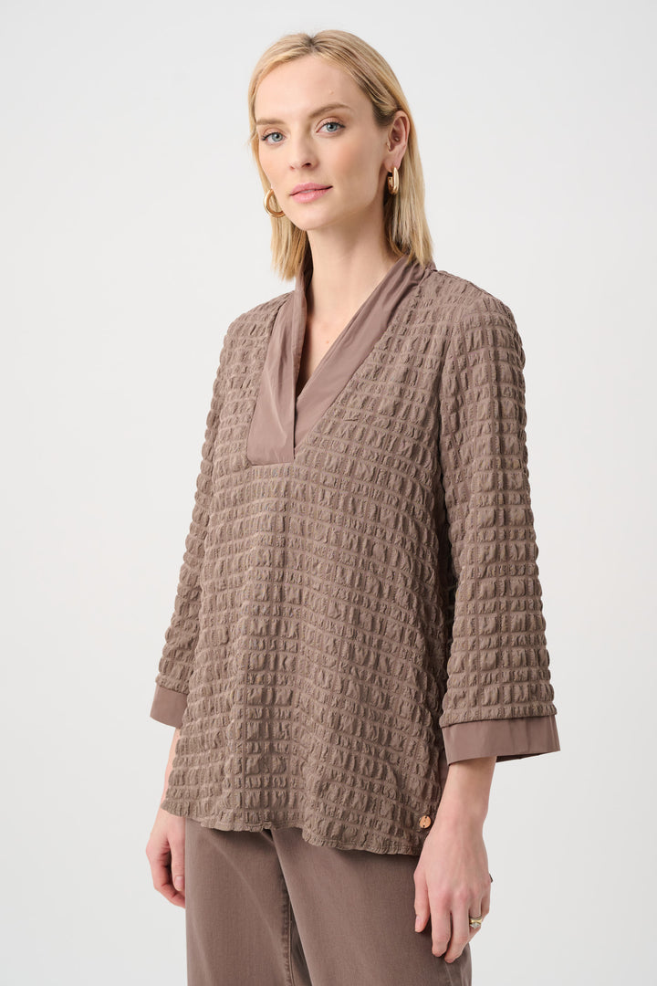 Bubble Jacquard & Memory Straight Top Style 263095