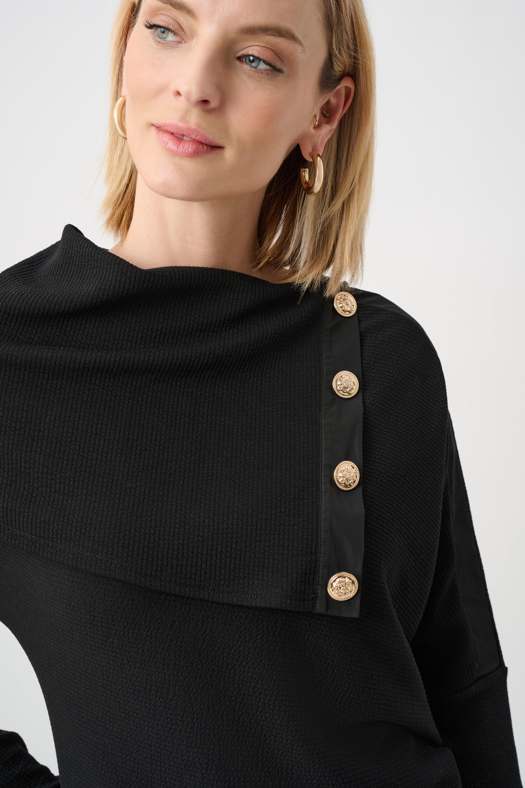Jacquard Sweater Boxy Top Style 263112